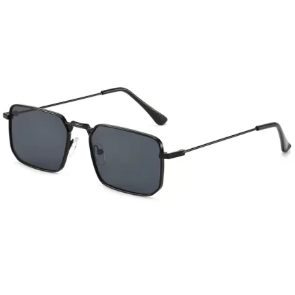 quadratische Sonnenbrille mit Metallrahmen